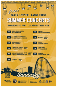 2026 Party On The Pier Summer Concert Series